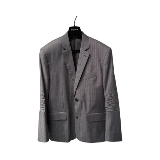 Striped Button-Up Jacket