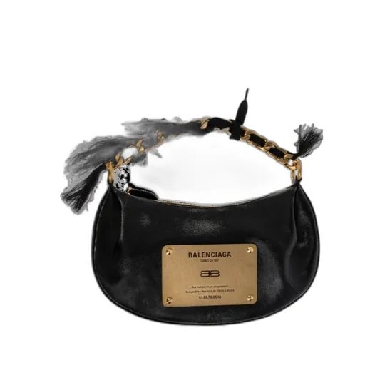 Logo Plaque Shoulder Bag