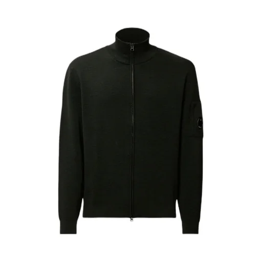 Re-Wool Full Zip Lens Cardigan