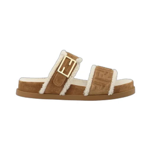 Feel Ff Embossed Sandals