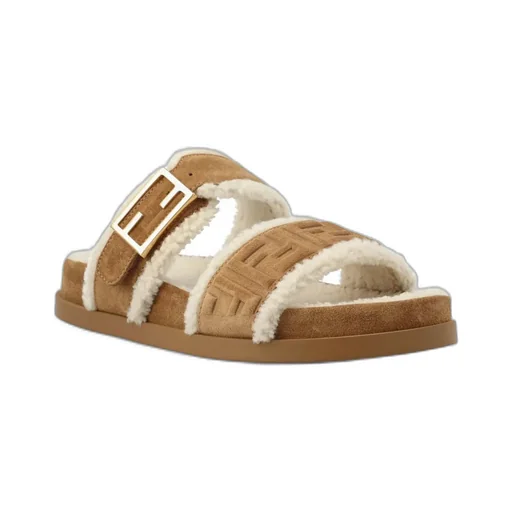 Feel Ff Embossed Sandals