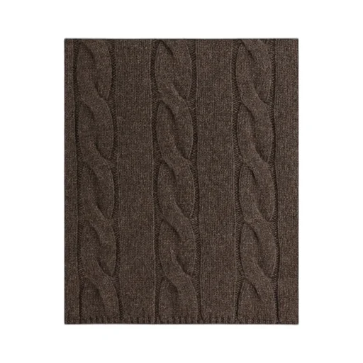 Cashmere Braided Turtleneck Knitwear