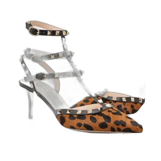 Rockstud Pointed-Toe Pumps