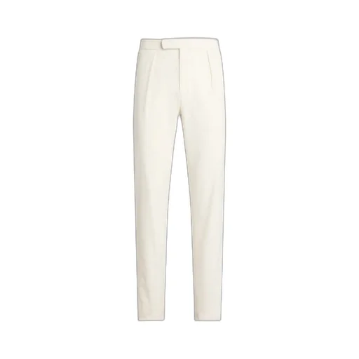 Pleated Cotton Trousers