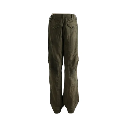 Pleated Straight-Leg Trousers