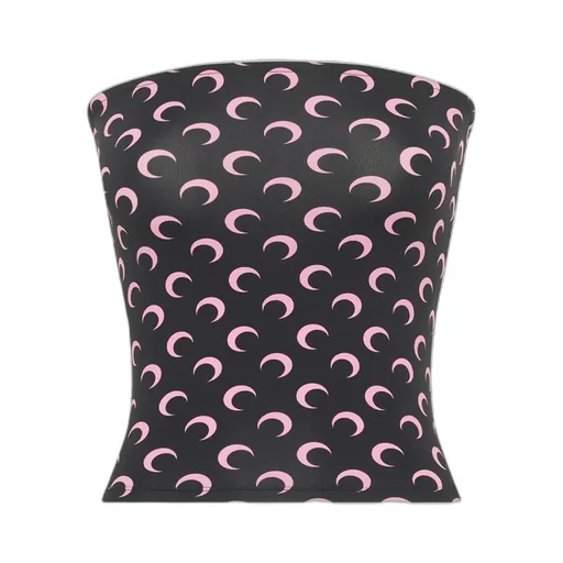 All-Over Moon-Print Tube Top