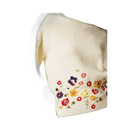 Floral Embroidered Sweater