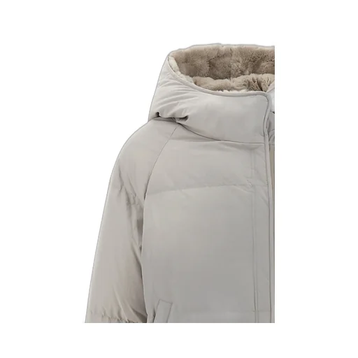 Army Shearling-Insert Down Jacket