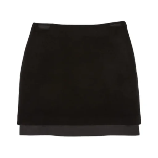 Layered High Waist Mini Skirt