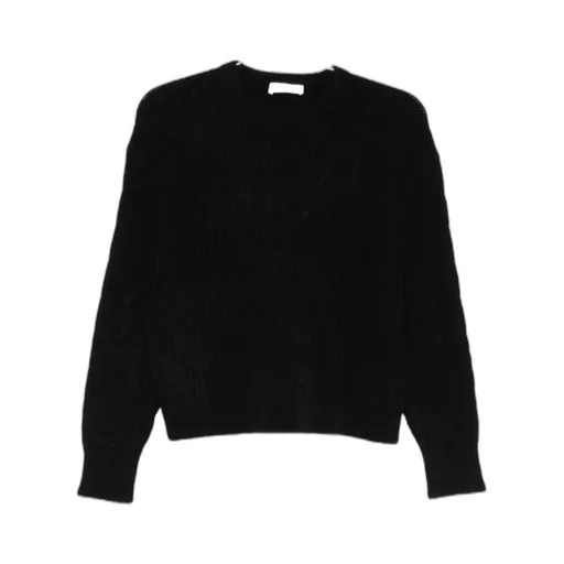 Cable-Knit Crew-Neck Top