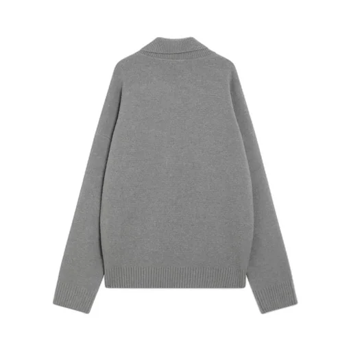Logo Intarsia Polo Neck Knitted Jumper