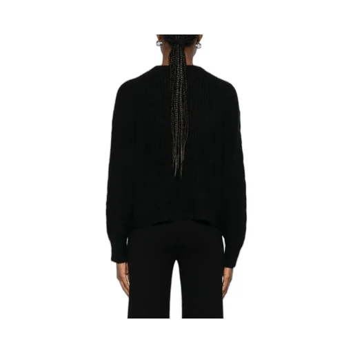 Cable-Knit Crew-Neck Top