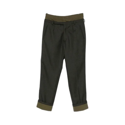 Layered Pleated Trousers