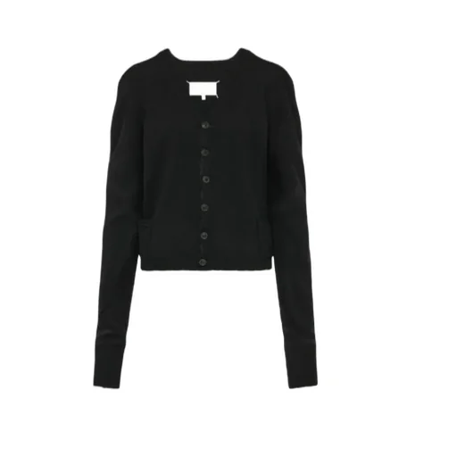 Maison Margiela Four Stitch Detailed Knitted Cardigan