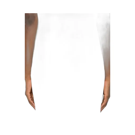 Scalloped Hem Midi Skirt