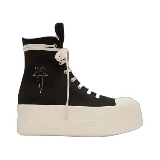 Double Bumper Platform Lace-Up Trainers