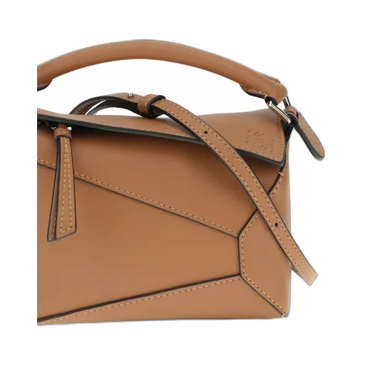 Mini Puzzle Edge Top Handle Bag
