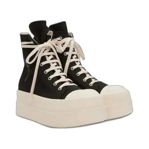 Double Bumper Platform Lace-Up Trainers