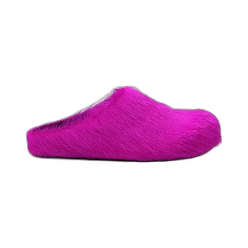 Fluffy Slip-On Mules