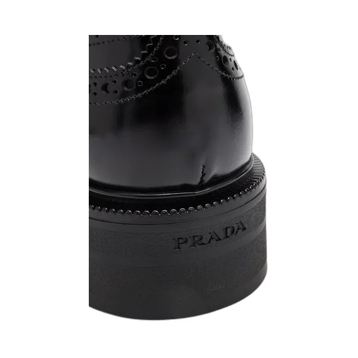 Brogue Lace-Up Derby Shoes