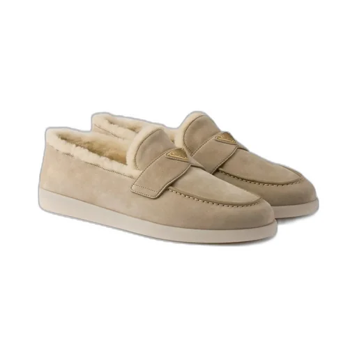 Logo Plaque Slip-On Loafers