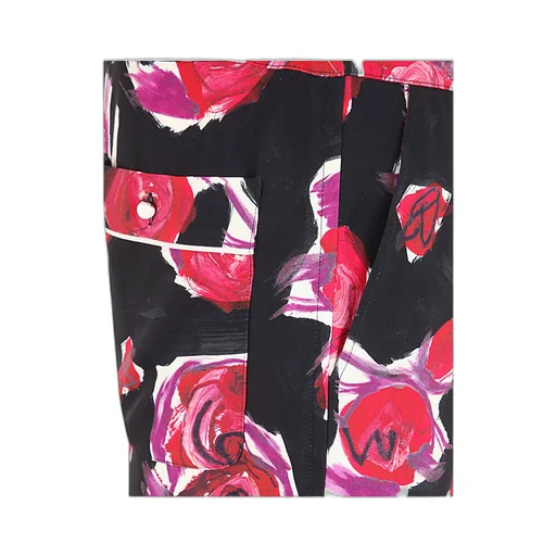 Floral Printed Wide-Leg Trousers