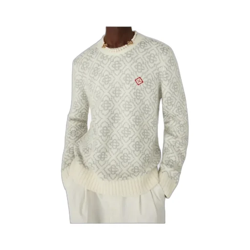Logo Intarsia Knit Sweater