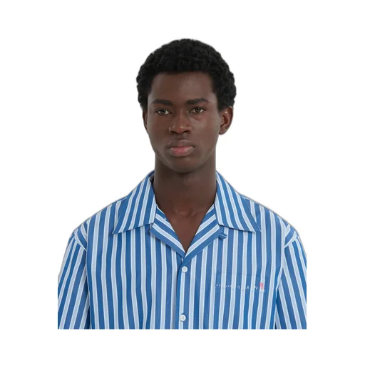 Striped Short-Sleeved Shirt
