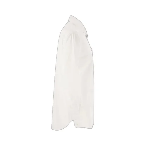 Logo Embroidered Collared Long-Sleeve Shirt