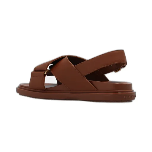 Logo Embossed Buckled Sandals