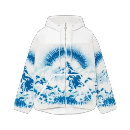 Printed Hooded Casual Jacket