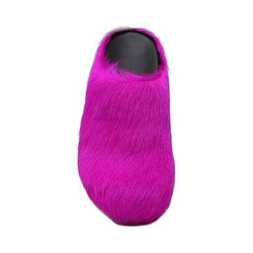 Fluffy Slip-On Mules