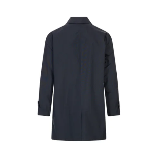 Water-Repellent Button-Up Coat
