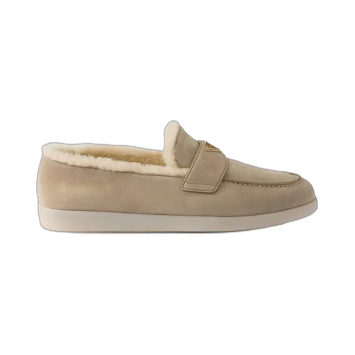 Logo Plaque Slip-On Loafers