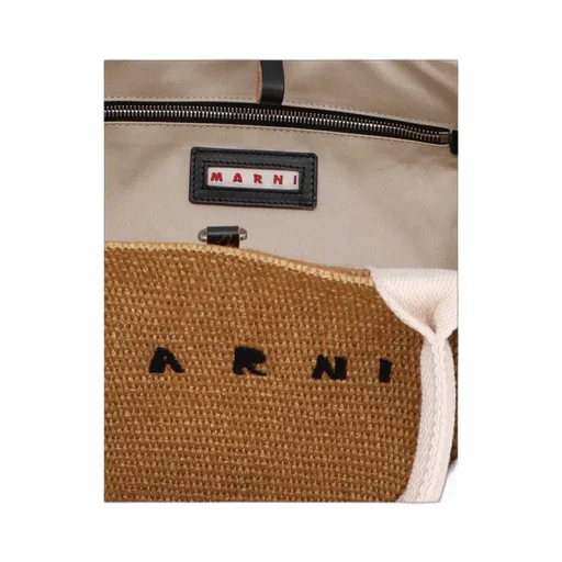 Logo Embroidered Top Handle Bag