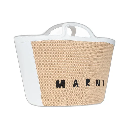 Logo Detailed Top Handle Tote Bag