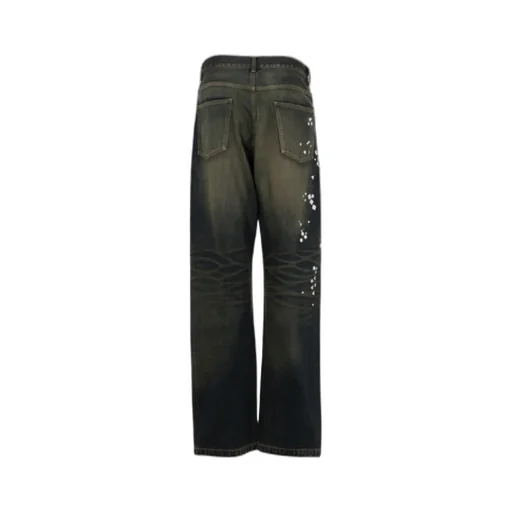 Embellished Denim Pants