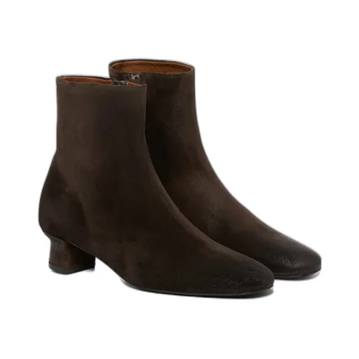 Low Block Heel Ankle Boots