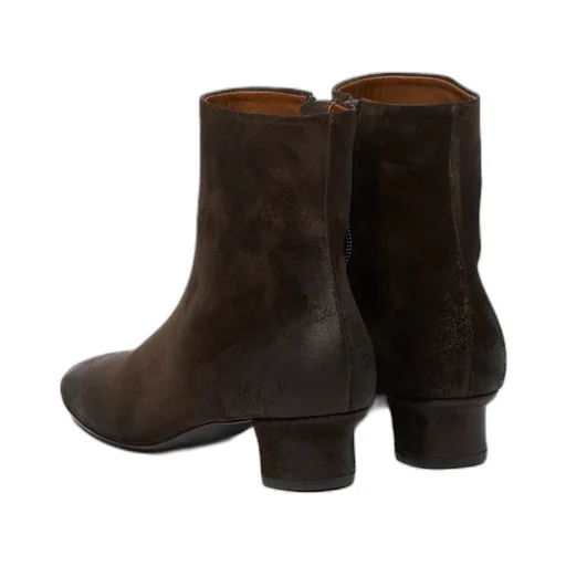 Low Block Heel Ankle Boots