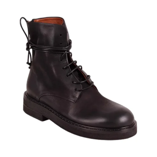 Lace-Up Ankle Boots