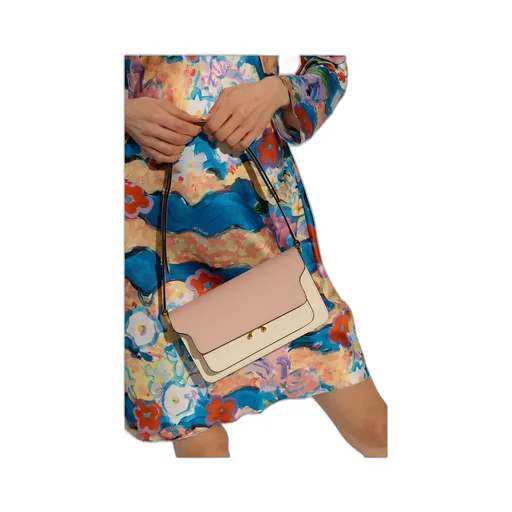 Trunk Foldover Shoulder Bag