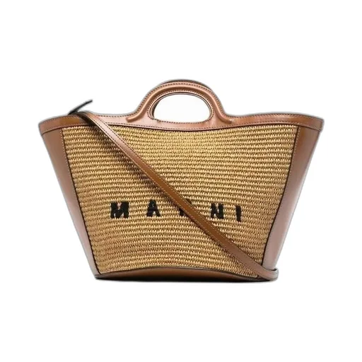 Tropicalia Logo Embroidered Small Tote Bag