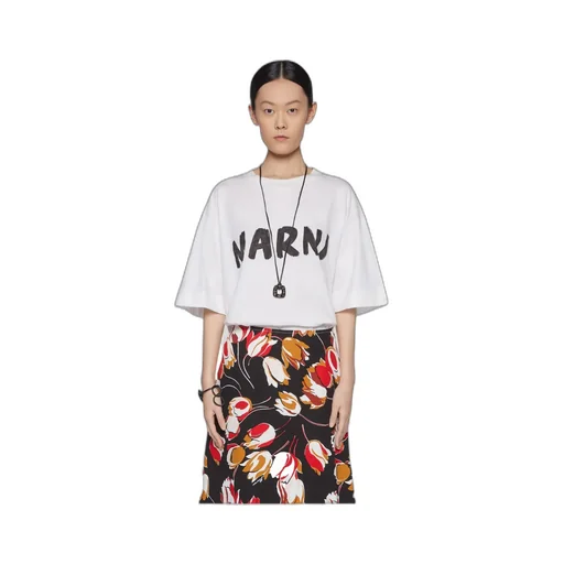 Logo Printed Crewneck T-Shirt