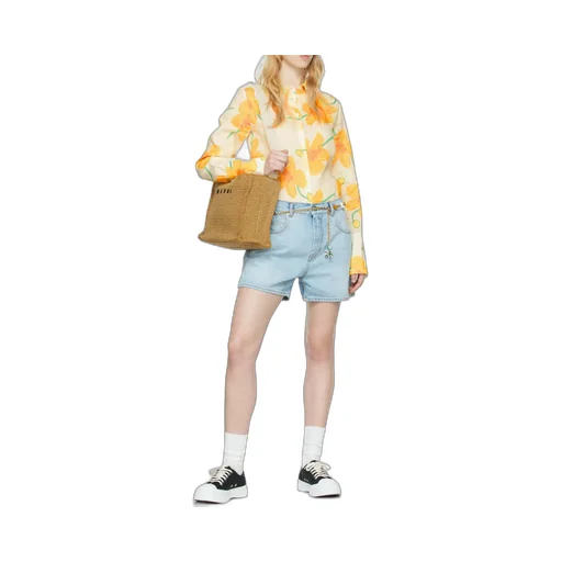 Tropicalia Logo Embroidered Small Tote Bag