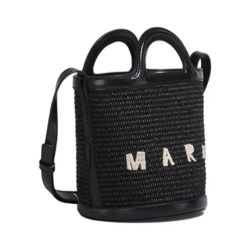 Logo Embroidered Bucket Bag