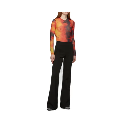 Mesh Long-Length T-Shirt