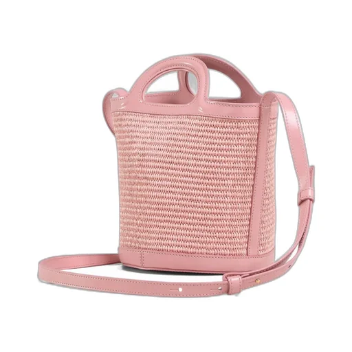 Logo Embroidered Bucket Bag