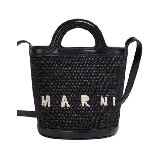 Logo Embroidered Bucket Bag