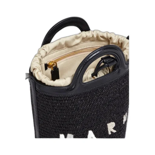 Logo Embroidered Bucket Bag