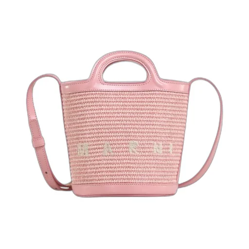 Logo Embroidered Bucket Bag